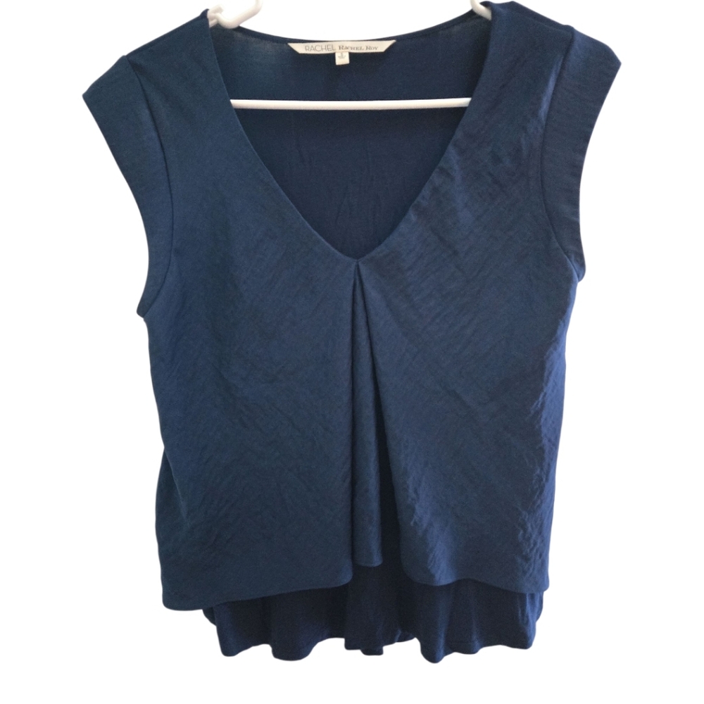 Rachel Rachel Roy Navy Blue Sleeveless Women's Top SZ S